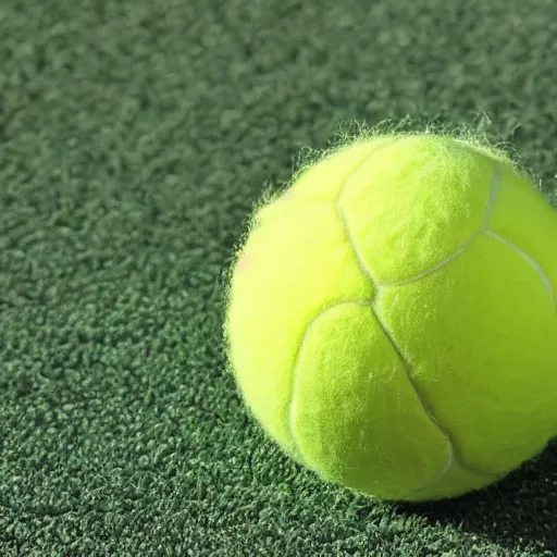 Image similar to tennis ball monster, tennis ball monster highly detailed, extremely high quality, hd, 4 k, 8 k, professional photographer, 4 0 mp, lifelike, top - rated, award winning, cinematic, realistic, detailed lighting, detailed shadows, sharp, no blur, edited, corrected, trending by basil gogos