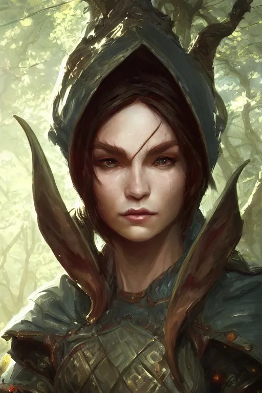Prompt: dungeons and dragons elf cleric character closeup portrait, dramatic light, epic forest background, 2 0 0 mm focal length, painted by stanley lau, painted by greg rutkowski, painted by stanley artgerm, digital art, trending on artstation