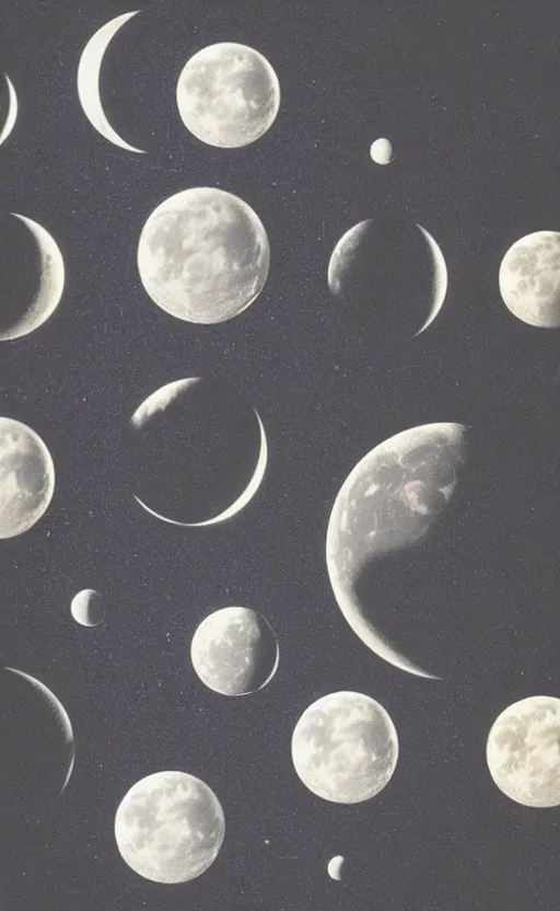 Prompt: phases of the moon