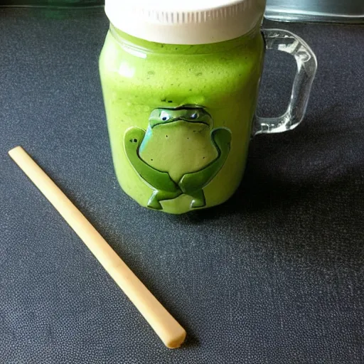 Image similar to frog smoothie