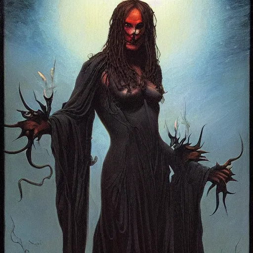 Image similar to an amazing masterpiece of art by gerald brom, the dark lord