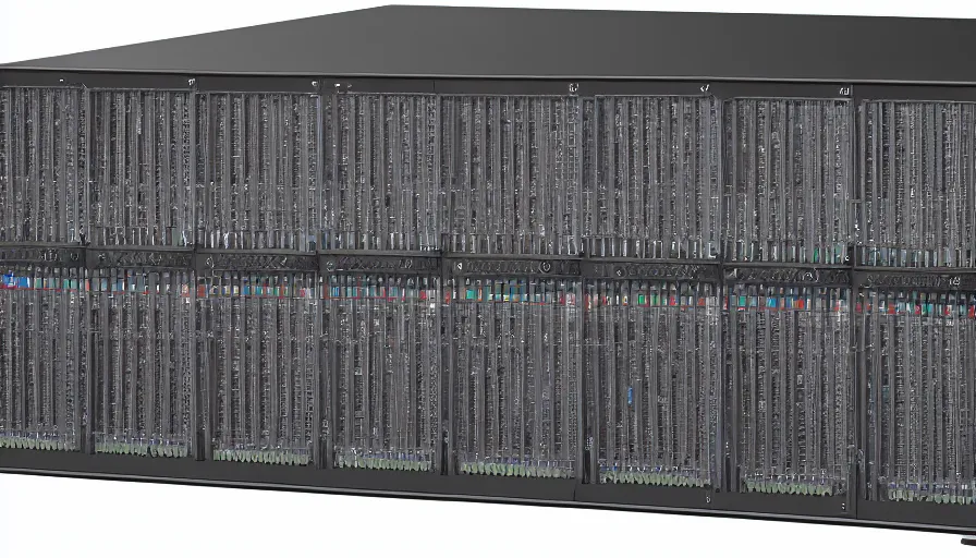 Prompt: server racks, network storage, photorealistic, 8k, uhd, sharp focus, accurate photo