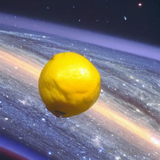 Image similar to planet lemon, photo by hubble telescope