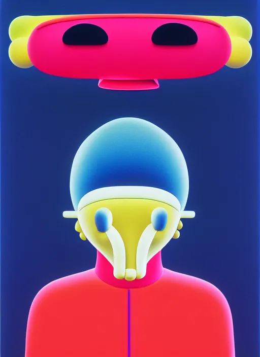 Image similar to sad face by shusei nagaoka, kaws, david rudnick, pastell colours, airbrush on canvas, cell shaded, 8 k