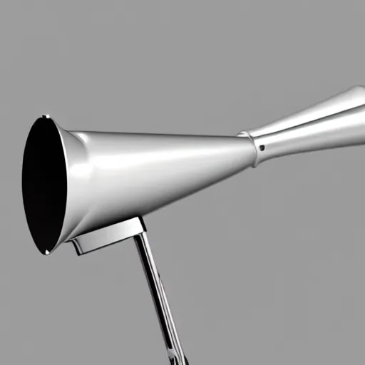 Prompt: megaphone render