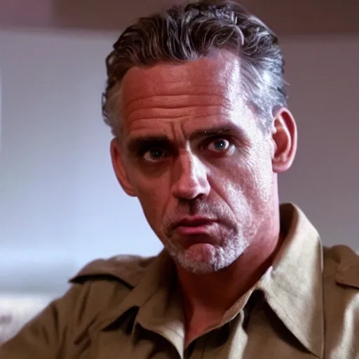 Image similar to jordan peterson as captain benjamin in apocalypse now, 8k resolution, full HD, cinematic lighting, award winning, anatomically correct