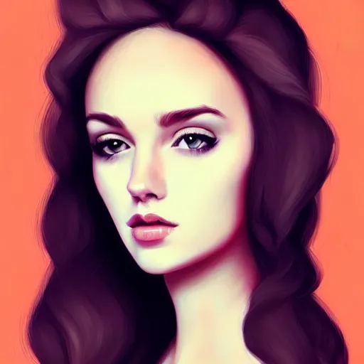 Image similar to lady jessica, pinterest, digital art, beautiful portrait