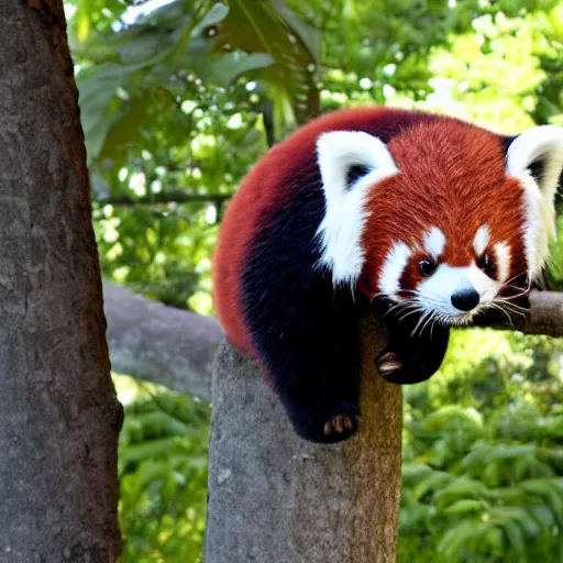 Prompt: stuffed toy of red panda