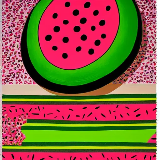 Image similar to watermelon slice, romero brito