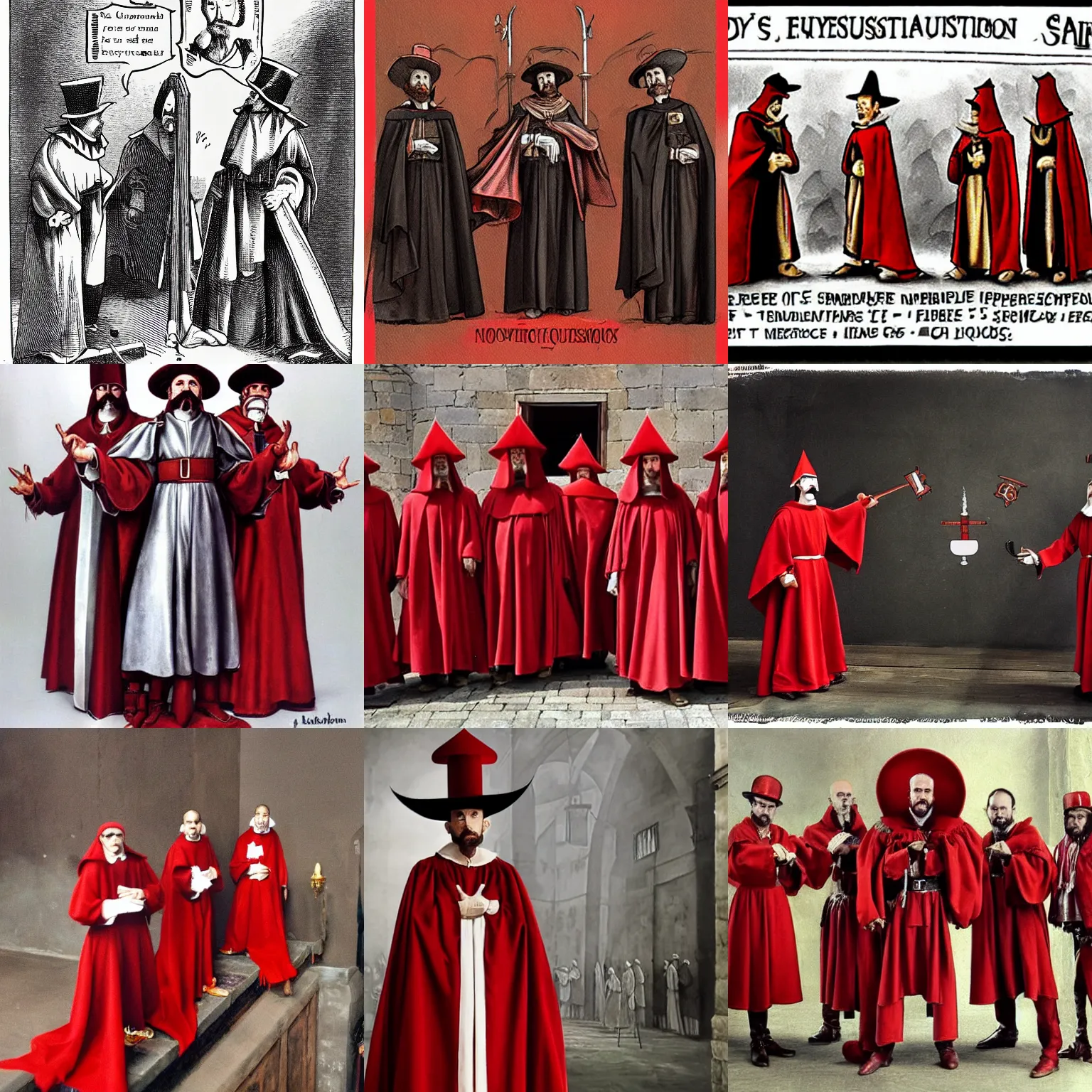 Prompt: nobody expects the spanish inquisition!