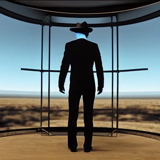 Prompt: first-person view of a Westworld host when they first come online, AI, computerized, digitized, 16k resolution, high-tech, digital display
