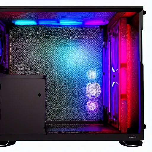 Prompt: beautiful rgb gaming pc with rtx gpu, ultra detail, octane render