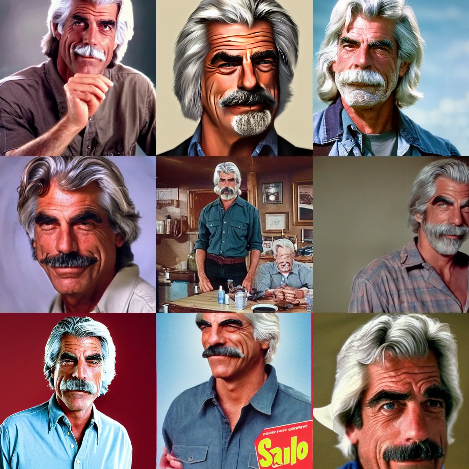 Prompt: sam elliott as a funco pop