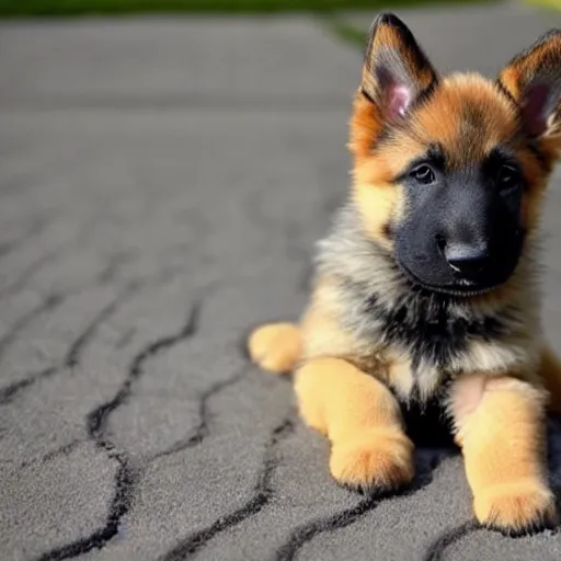 Prompt: German Shepherd puppy