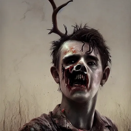 Image similar to young morrisey as a zombie, 7 days to die zombie, fine art, award winning, intricate, elegant, sharp focus, cinematic lighting, rimlight, digital painting, 8 k concept art, art by z. w. gu, art by brom, art by michael hussar, 8 k