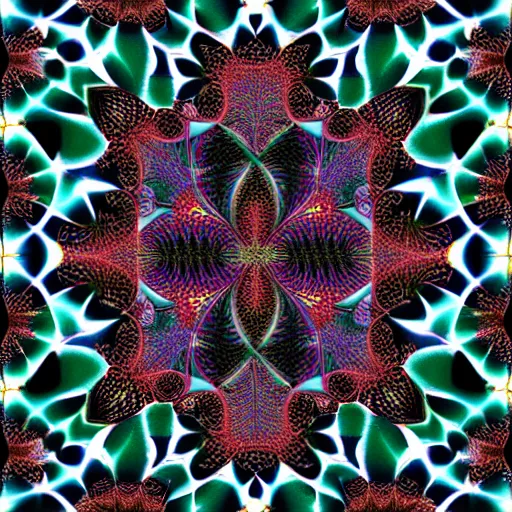 Image similar to fractal pattern