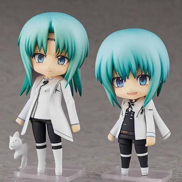 Prompt: einstien, an anime nendoroid of einstien, figurine, detailed product photo