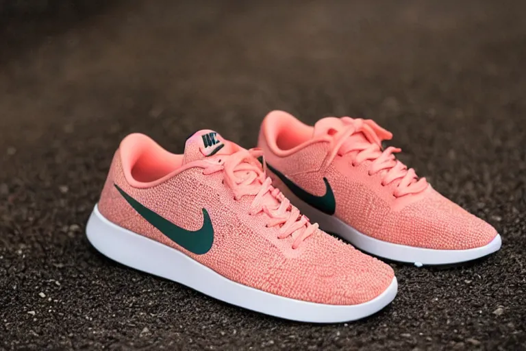 Image similar to nike sneaker made from coral reef