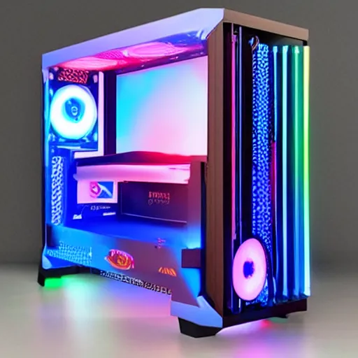 Image similar to RGB gaming pc