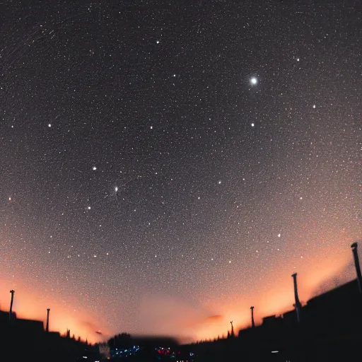 Image similar to parade of suns on the night sky