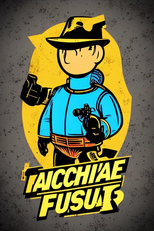 Image similar to fallout 7 6 retro futurist illustration art by butcher billy, sticker, colorful, illustration, highly detailed, simple, smooth and clean vector curves, no jagged lines, vector art, smooth andy warhol style