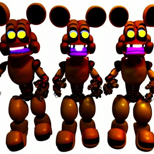 Prompt: fnaf animatronic dancing