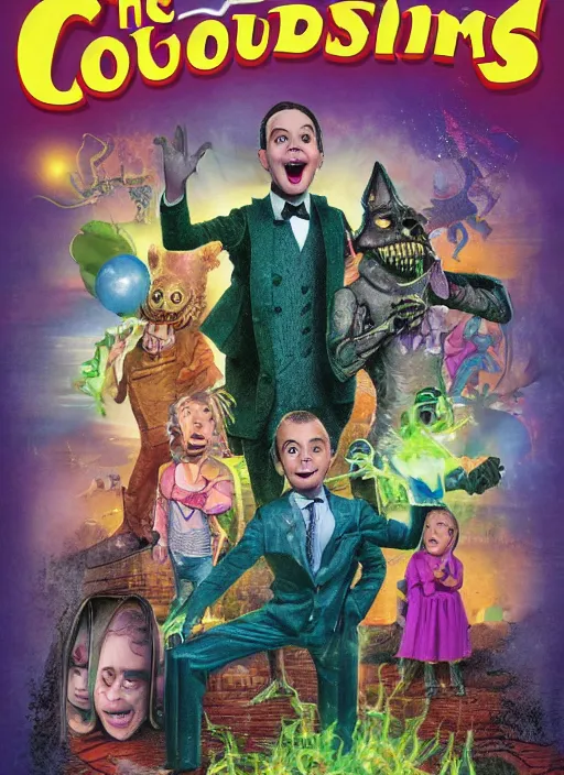 Prompt: the front cover of the latest Goosebumps book