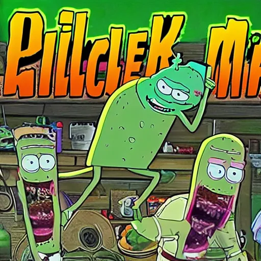 Image similar to pickle rick