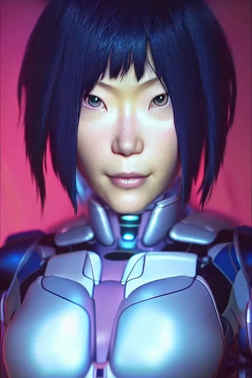 Image similar to weta disney pixar movie still portrait photo of motoko kusanagi ghost in the shell anime : : as cyborg woman by pixar : : by ilya kuvshinov, rossdraws, artgerm, maxim cover, octane render, anime, octane render, 3 d, volumetric lighting, anti aliasing, raytracing : :