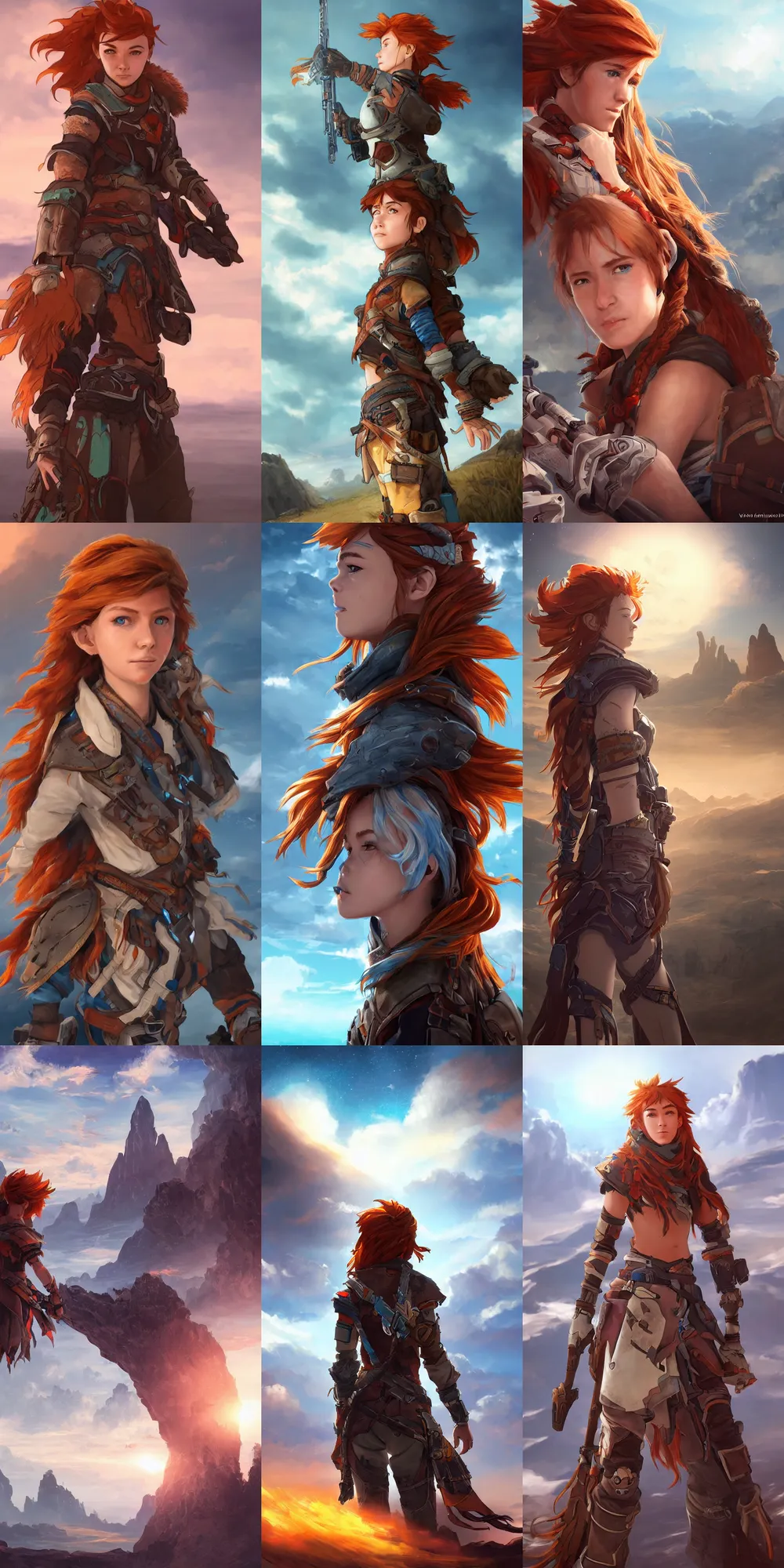 Prompt: https://www.deviantart.com/agussw/art/Horizon-Forbidden-West-Aloy-924827508