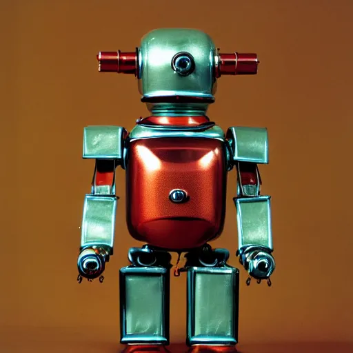 Image similar to tin toy robot kodachrome photo