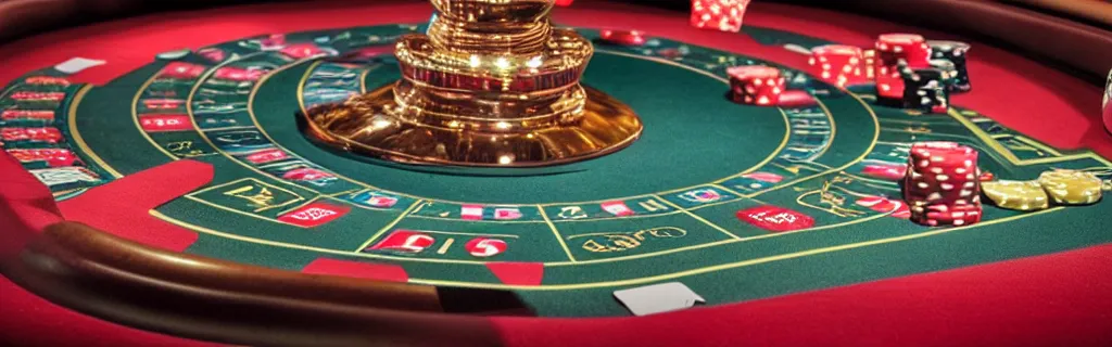 Prompt: ultra realistic photography of a casino table