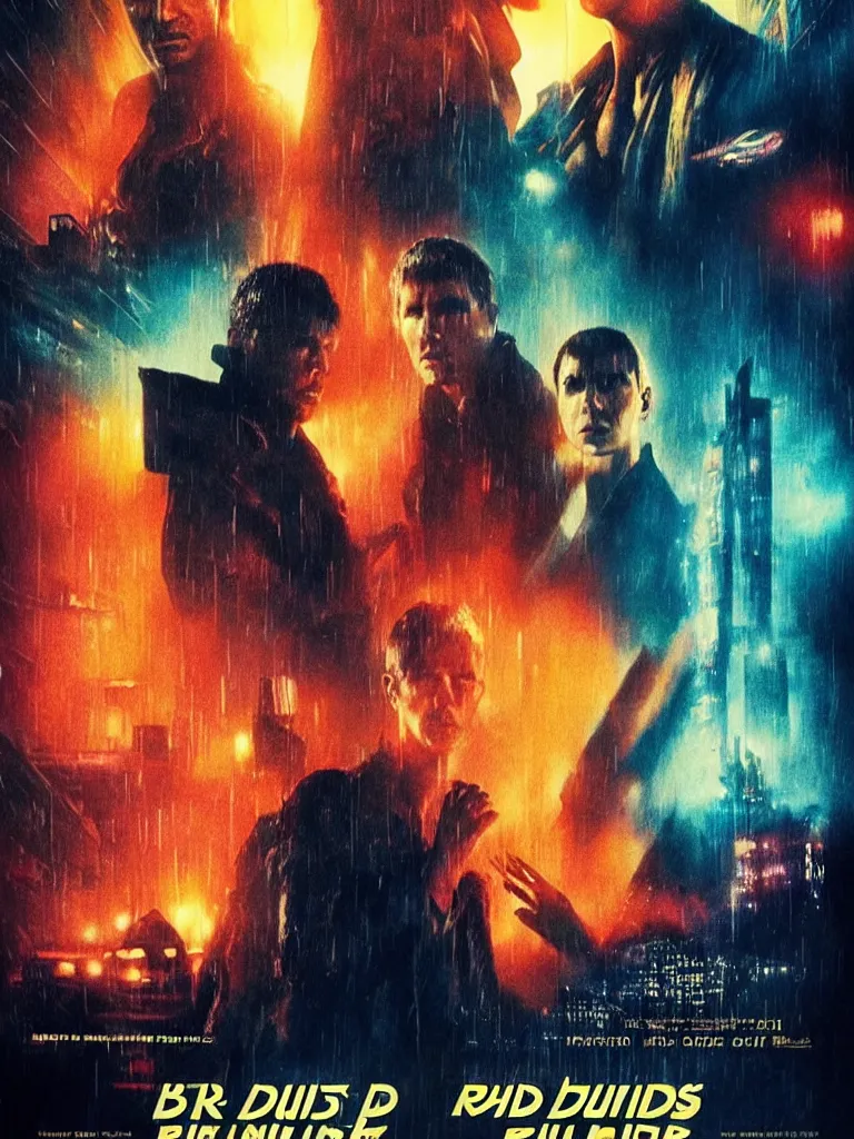 Prompt: Blade Runner movie poster