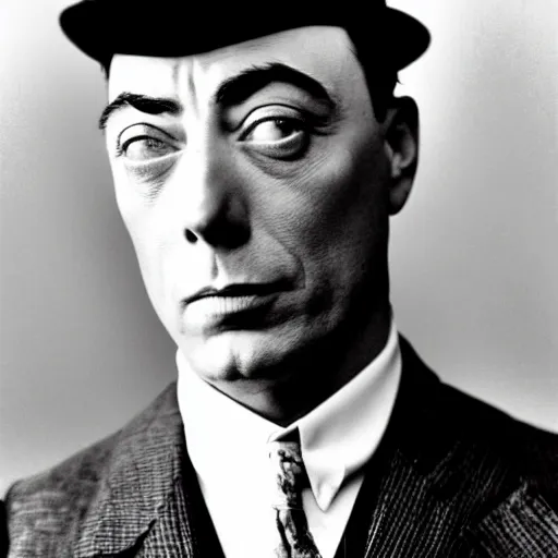 Buster Keaton the man who never smiles : r/midjourney