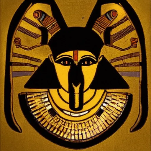 Image similar to portrait of a mouse as an egyptian pharaoh