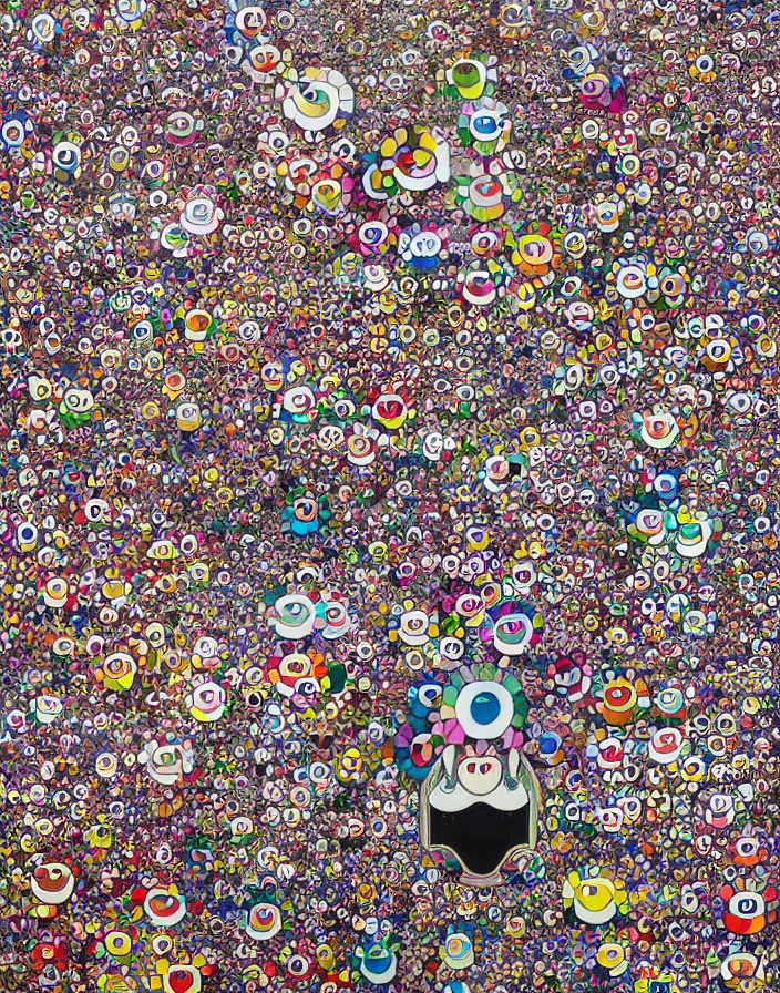 Prompt: hyper detailed industraial & utility by takashi murakami