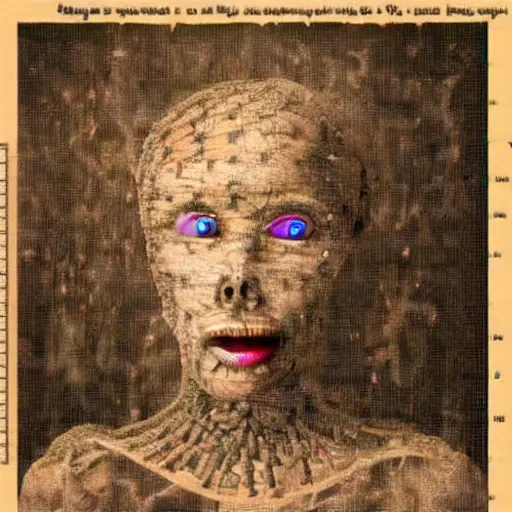 Image similar to weirdest image ever created by an ai, no human ever will understand it very detailed