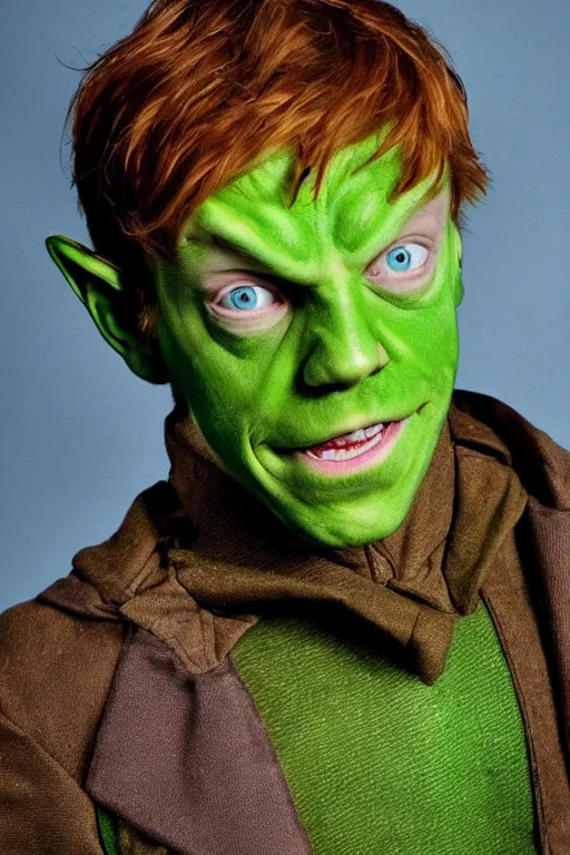 Image similar to Rupert Grint as The Green Goblin
