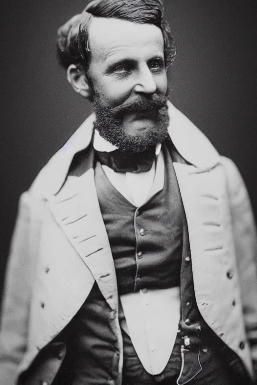 Prompt: official Portrait of a jolly victorian gentleman, male, cheerful, happy, detailed face, victorian, highly detailed, cinematic lighting, photograph, black and white