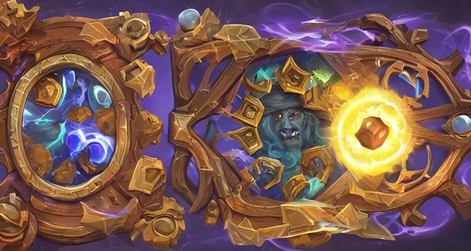 Image similar to the two complementary forces that make up all aspects and phenomena of life, from Hearthstone