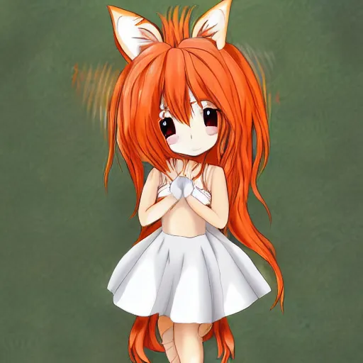 cute anime fox