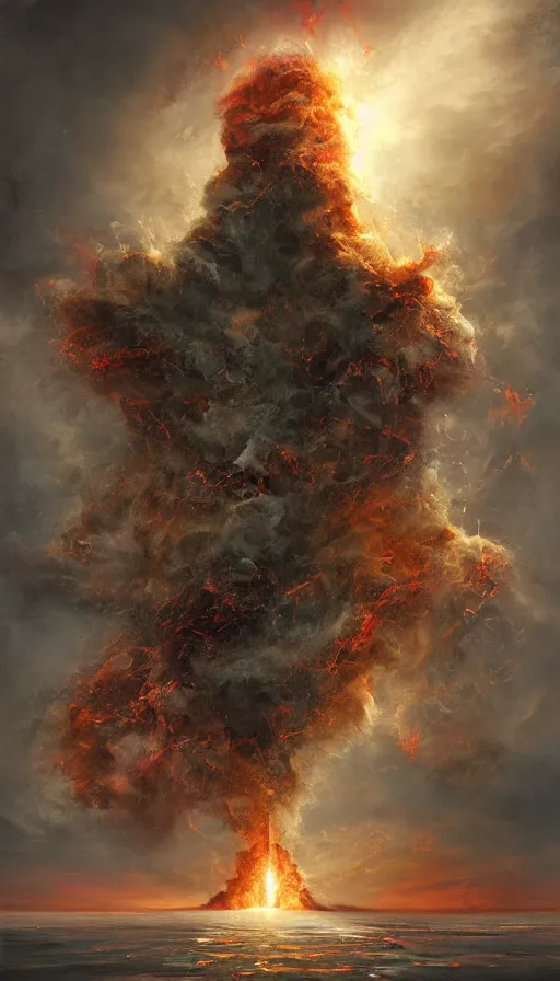 Image similar to the end of the world, by sam spratt