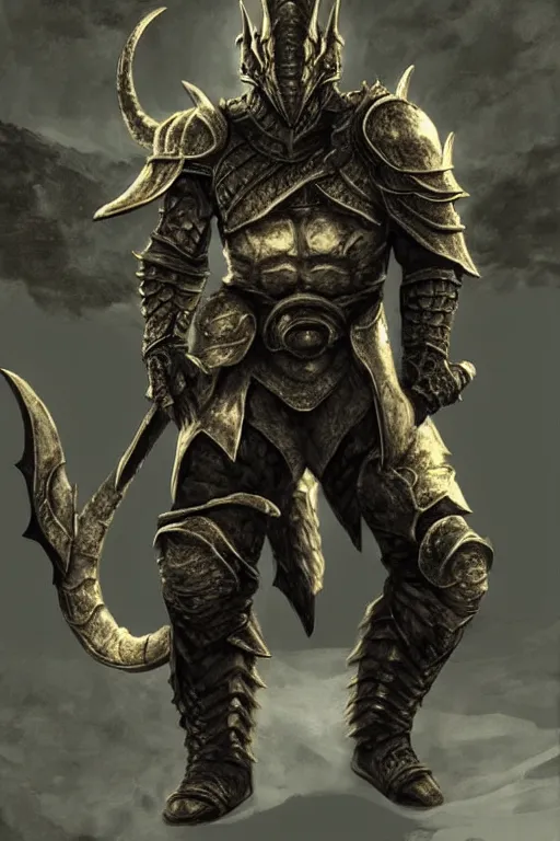 Image similar to Todd Howard as Dragonborn in Skyrim , concept art