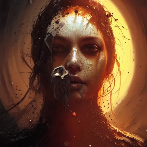 Prompt: portrait of a woman with long black hair and grubs on her face, coming out of holes in her skin, trypophobia, dramatic lighting, illustration by Greg rutkowski, yoji shinkawa, 4k, digital art, concept art, trending on artstation