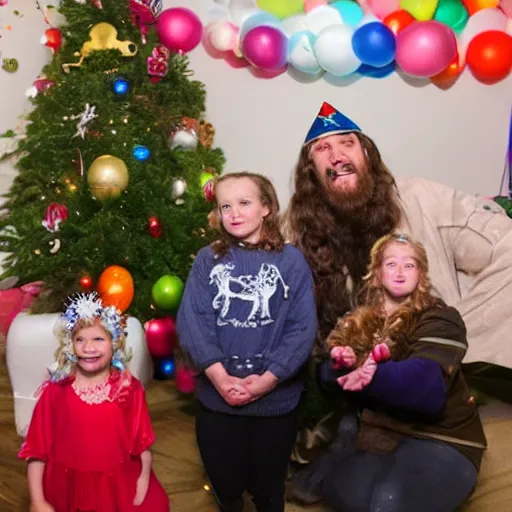 Prompt: jesus birthday party photos