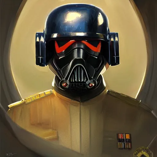 Prompt: portrait of a man by greg rutkowski, supreme admiral, british features, straight jaw, short black hair, star wars expanded universe, he is about 6 0 years old, wearing uniform of the galactic alliance navy, highly detailed portrait, digital painting, artstation, concept art, smooth, sharp foccus ilustration, artstation hq