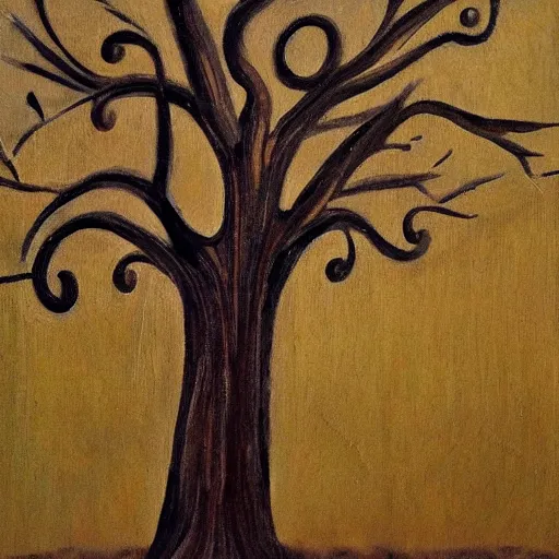 Prompt: a tree with a face, that looks happy, high detail, naturalistic, oilpainting, masterpiece