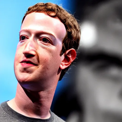 Image similar to Mark Zuckerberg as a cyborg in The Terminator