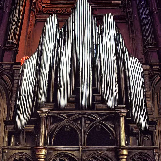 Prompt: pipe organ yharnam from bloodborne