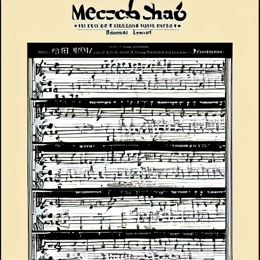 Prompt: Sheet music for the music of a new Symphony composed by Beethoven